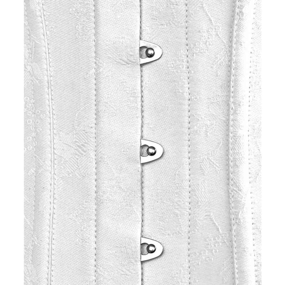 Attitude Corsets - Emétiël Overbust corset - White
